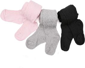 img 1 attached to 🧦 Comfortable Seamless Leggings Pantyhose Stockings: Perfect Fit for Toddler Girls' Clothing