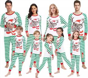 img 2 attached to Get Cozy This Christmas With Shelry'S Matching Deer Pajamas For The Whole Family!