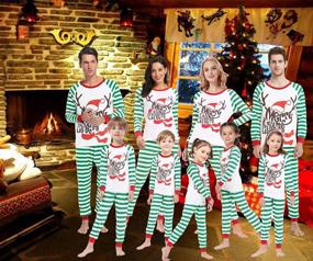 img 3 attached to Get Cozy This Christmas With Shelry'S Matching Deer Pajamas For The Whole Family!
