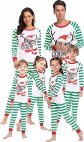 img 1 attached to Get Cozy This Christmas With Shelry'S Matching Deer Pajamas For The Whole Family!