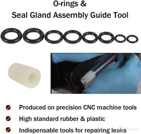 img 3 attached to 🔧 Seastar Front Mount Hydraulic Steering Cylinder Seal Kit #HS5157 with Steering Support Bracket Puller - Enhanced for SEO