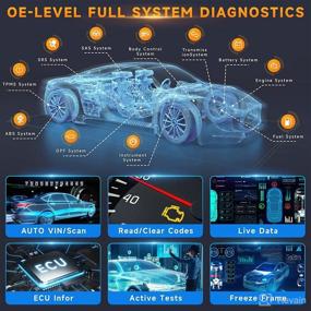 img 3 attached to 🔍 2022 Сканер FOXWELL Bluetooth NT809BT: Все системы, двусторонняя сканирование с 30+ сбросами и протоколом CAN-FD.