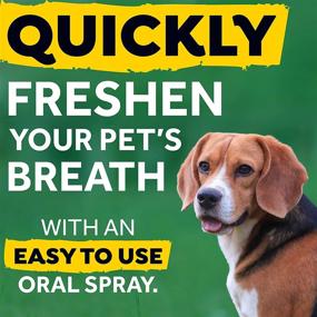 img 3 attached to TropiClean Fresh Breath Oral Care Spray For Pets - Made In USA, 4Oz