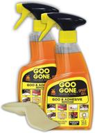 🧴 goo gone spray gel - 2 pack adhesive remover + sticker lifter for gum, grease, tar, labels, residue, oil, blood, lipstick, mascara, tape logo