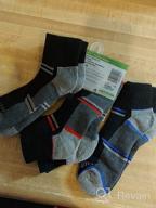 img 1 attached to 🧦 Fruit of the Loom Boys' 6-Pack Half Cushion Crew Socks - Big Kids review by Logan Goozmer