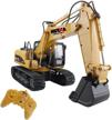 fisca 15-channel rc excavator with sound and lights - realistic construction vehicle toy logo