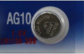 img 1 attached to Powertron (10-Pack) AG1 Watch Batteries - SR621, SR621SW, 364, 164