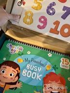 img 1 attached to Montessori Autism Preschool Busy Book For Toddlers Ages 1-3-4 With 8 Colorful Markers - 30 Page Educational Quiet Activity Books For Kids 3-4-8 Years Old. review by Michael Persing