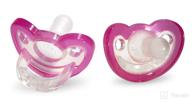 🍼 razbaby jollypop pink pacifier pack – newborn to 3 months (set of 2) logo