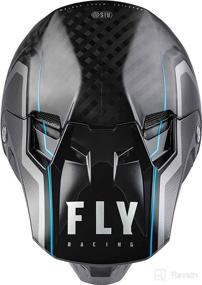 img 1 attached to Шлем Fly Racing Formula Carbon Axon (черный/серый/синий)