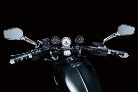 img 2 attached to Kuryakyn 1759 Skeleton Hand Motorcycle Mirrors, Chrome/Black Finish - 1 Pair, One Size