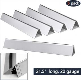 img 3 attached to Enhance Your Weber Grill Performance With Hongso 7535 Flavorizer Bars Heat Plate Replacement For Spirit And Genesis Series