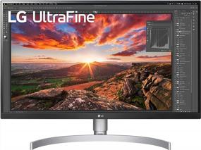 img 4 attached to LG 27UN850 W: Borderless DisplayHDR Monitor with Adjustable Stand, USB Hub, and High Dynamic Range