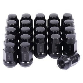 img 4 attached to 🔧 High-Quality 1/2"-20 Lug Nuts for Ford Bronco II, Jeep Cherokee, Wrangler & More - Set of 23