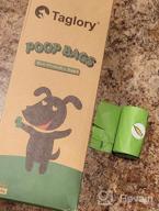 img 1 attached to Taglory Dog Poop Bag, 12 Rolls/ 180 Count Biodegradable Poop Bags For Dogs, Compostable Pet Waste Bags, Leak Proof, Lavender-Scented, 9 X 13 Inches review by Brian Hrdlicka