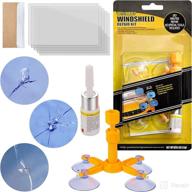 besworlds windshield repair kit: quick fix for windshield chips, cracks, bulls-eye, star-shaped, and half-moon cracks in car window glass логотип