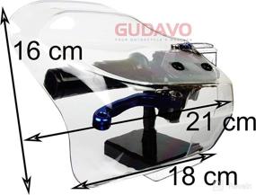 img 3 attached to Motorcycle Windshield Deflectors Adjustable Transparent Motorcycle & Powersports good for Parts