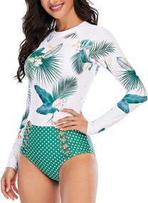 img 2 attached to NESY Protection Swimsuit Printed Swimwear Women's Clothing ~ Swimsuits & Cover Ups