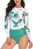 nesy protection swimsuit printed swimwear women's clothing ~ swimsuits & cover ups logo