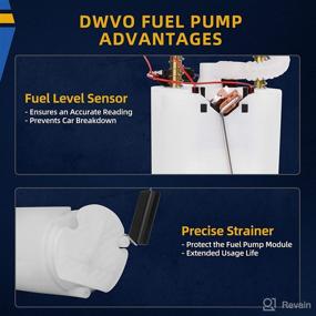 img 1 attached to 🚀 Highly Compatible DWVO Fuel Pump for 2002-2004 GMC Envoy, Chevy Trailblazer/SSR, Oldsmobile Bravada, Isuzu Ascender, Buick Rainier 4.2L 5.3L Engine Models