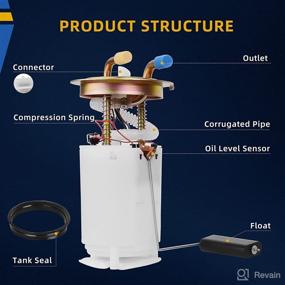 img 3 attached to 🚀 Highly Compatible DWVO Fuel Pump for 2002-2004 GMC Envoy, Chevy Trailblazer/SSR, Oldsmobile Bravada, Isuzu Ascender, Buick Rainier 4.2L 5.3L Engine Models