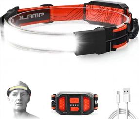 img 4 attached to XLENTGEN 1000 Lumens Rechargeable LED Headlamp With 230° Wide Beam And Safety Rear Light - Ideal For Camping, Cycling, And Running