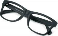 visionglobal blue light blocking glasses for women & men, computer reading eyewear, stylish oval frame logo