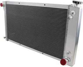 img 3 attached to Superior Cooling Performance: OzCoolingParts 4 Row Core Aluminum Radiator 🔥 for 1967-1972 Chevy Blazer/GMC Jimmy C10/C20/K10/K20/K30 S/T 35/3500 K5/K15/K1500 Pickup Truck