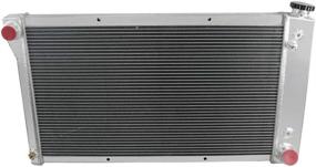 img 2 attached to Superior Cooling Performance: OzCoolingParts 4 Row Core Aluminum Radiator 🔥 for 1967-1972 Chevy Blazer/GMC Jimmy C10/C20/K10/K20/K30 S/T 35/3500 K5/K15/K1500 Pickup Truck