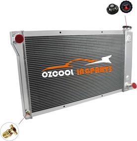 img 4 attached to Superior Cooling Performance: OzCoolingParts 4 Row Core Aluminum Radiator 🔥 for 1967-1972 Chevy Blazer/GMC Jimmy C10/C20/K10/K20/K30 S/T 35/3500 K5/K15/K1500 Pickup Truck