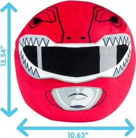 img 3 attached to 15-дюймовый Red Ranger Plushie Squishy Коллекционная плюшевая игрушка Power Rangers Mocchi Mocchi Club