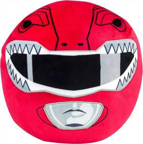 img 4 attached to 15-дюймовый Red Ranger Plushie Squishy Коллекционная плюшевая игрушка Power Rangers Mocchi Mocchi Club