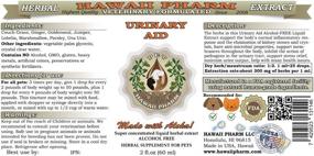 img 2 attached to 🐱 HawaiiPharm Urinary Aid: Alcohol-Free Liquid Extract for Pets - Natural Veterinary Herbal Supplement (2 oz)