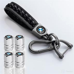 img 2 attached to Genuine Leather Keychain Keychains Accessories Tires & Wheels
