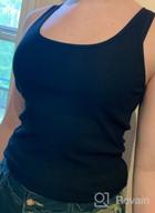картинка 1 прикреплена к отзыву Stylish And Comfortable Women'S Ribbed Tank Top For Fitness Enthusiasts - Sleeveless Workout Cami Shirt By Inorin от Corey Kim