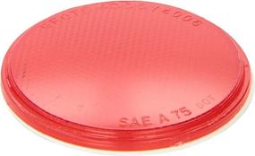 img 1 attached to 🔴 Grote 40062 Round Sealed Stick-On Reflector in Vibrant Red Color – 3 Inch Diameter for Enhanced Visibility
