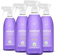 🌱 plant-based all-purpose cleaner spray, eco-friendly formula ideal for counters, tiles, stone, and more, french lavender scent, 28 oz spray bottles, 4 pack, packaging variations possible logo