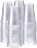 240 count - 16 oz. clear disposable plastic cups - ideal for cold beverages in party settings logo