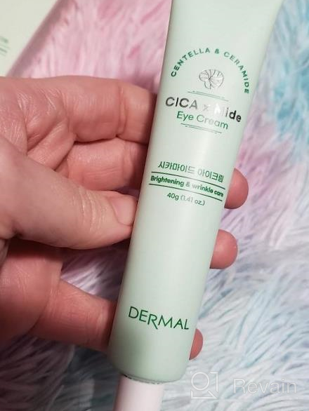 img 1 attached to Dermal Cicamide Face Serum: Hydrating, Calming Redness, And Trouble Relief For Sensitive Oily Skin With Ceramide And Centella Asiatica Extracts - 50Ml review by Oscar Colangelo