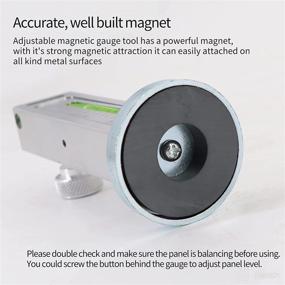 img 1 attached to 🔧 KIPA Adjustable Magnetic Gauge Tool: Efficient Camber Castor Strut Wheel Alignment for RV, Truck, and Car Tire Repair. Enhanced Magnetic Absorb, Innovative Circular End Mounting for Practical Use