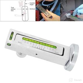 img 4 attached to 🔧 KIPA Adjustable Magnetic Gauge Tool: Efficient Camber Castor Strut Wheel Alignment for RV, Truck, and Car Tire Repair. Enhanced Magnetic Absorb, Innovative Circular End Mounting for Practical Use