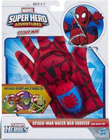 img 1 attached to Playskool Heroes Marvel Super Hero Adventures Spider-Man Water Web Shooter and Bath Toy with Enhanced SEO