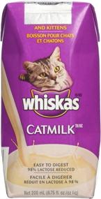 img 2 attached to WHISKAS Cat Milk Plus Drink for Cats & Kittens - 6.75oz (8 Boxes of 3-count)
