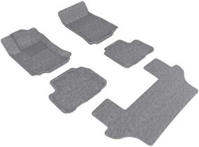 img 2 attached to Custom Fit 3D MAXpider Carpet Floor Mats for Chevy 🚗 Suburban/GMC Yukon XL 2015-2020 (Bucket Seat) - Classic Series, Gray, 2nd Row