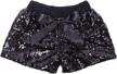 cilucu toddler girls sequin shorts with sparkles on both sides logo