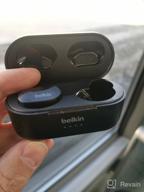 img 1 attached to 🎧 Belkin SoundForm True Wireless Earbuds: IPX5 Sweat/Water Resistant with Deep Bass for iPhones, Androids, and More (White) review by Hwang Sunshin ᠌