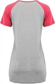img 2 attached to Stay Cool And Chic This Summer With FASHION BOOMY'S Women'S Raglan Tunic Top - Made In USA