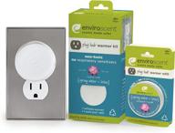 🌸 enviroscent non-toxic plug-in air freshener kit: spring water + lotus scent, infused with essential oils - 3-piece set логотип