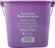 san jamar kp196pr kleen-pail professional cleaning bucket, 6 quart, purple logo