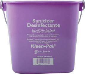 img 2 attached to San Jamar KP196PR Kleen-Pail Professional Cleaning Bucket, 6 Quart, Purple